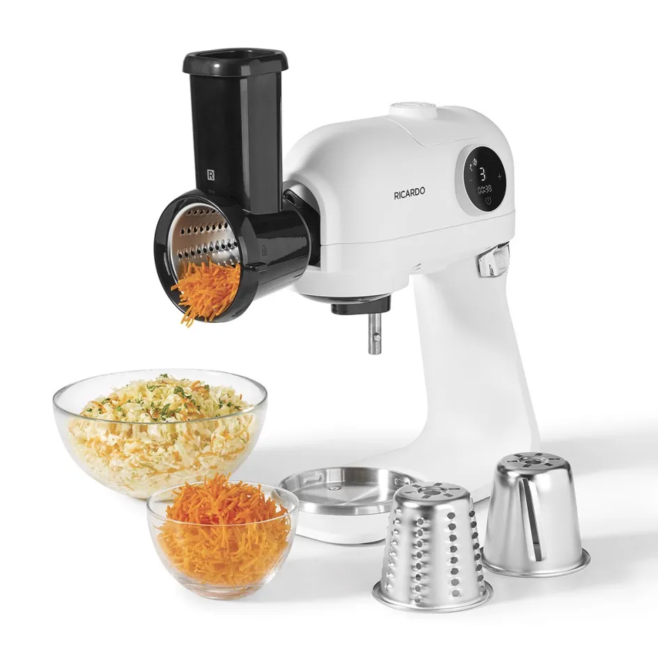 Ricardo Cuisine Mélangeursnouveau-Accessoire à trancher/râper pour batteur sur socle RICARDO