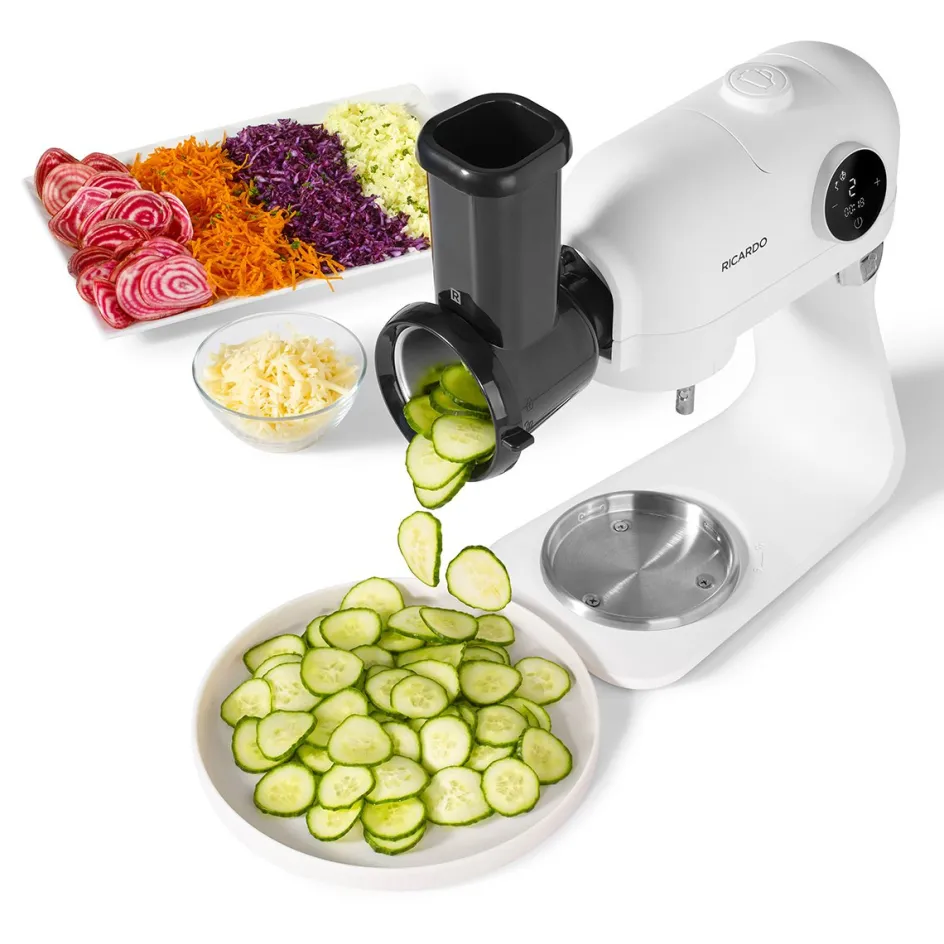 Ricardo Cuisine Mélangeursnouveau-Accessoire à trancher/râper pour batteur sur socle RICARDO