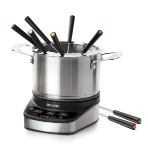 Ricardo Cuisine Accessoires À Fondue | Ensemble À Fondue-Ensemble à fondue électrique RICARDO (11 pièces)