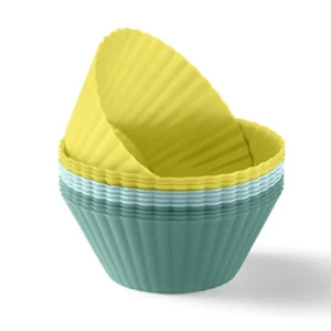 Ricardo Cuisine Moules | Accessoires À Pâtisserie-Ensemble de 12 moules à muffins individuels en silicone RICARDO