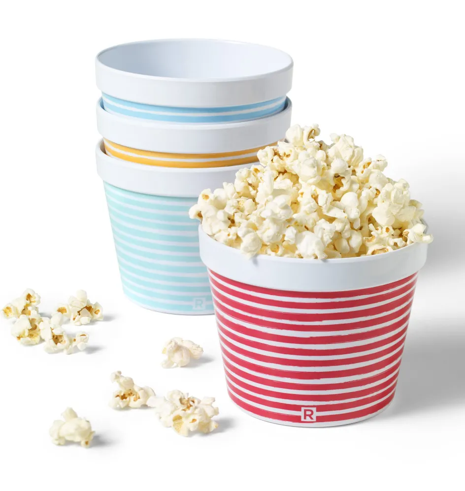 Ricardo Cuisine Vaisselle-Ensemble de 4 bols à maïs soufflé individuels RICARDO